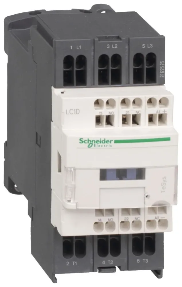 Schneider Electric LC1D093BD Kontaktor 1 Öp + 1 Sl, 24 VDC 4 kW, 9 A - Bild 2