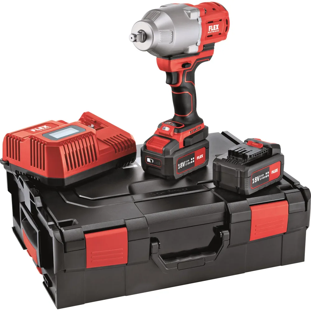 Flex IW 1/2" 950 18.0-EC 5.0 Mutterdragare med batteri och laddare