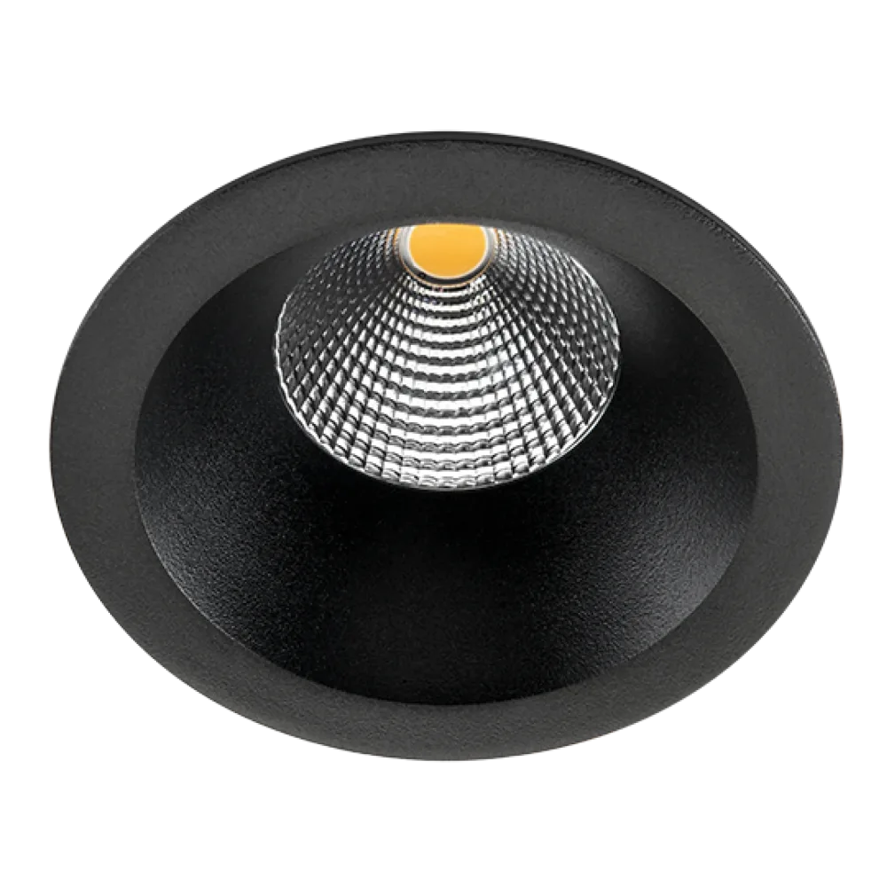 SG Armaturen Junistar Soft Downlight svart 3000 K