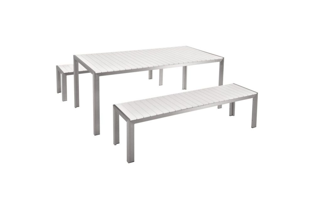 Matsalsset Nardo Vit/Silver