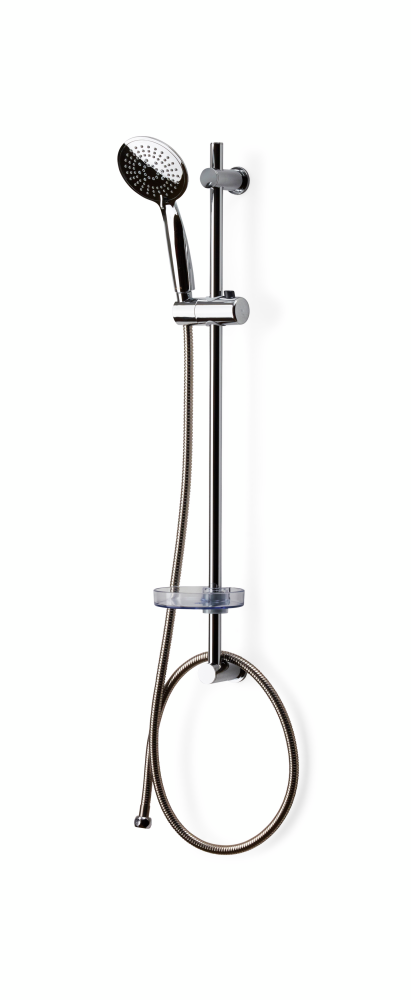 DUSCHSET HABO DAHLIA 3-SPRAY KROM D110MM/SLANG 150-200CM