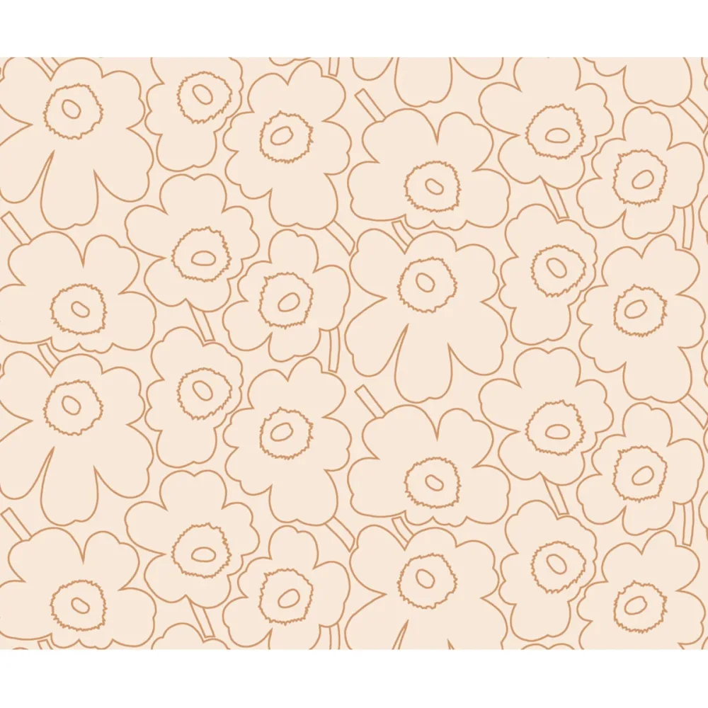 Marimekko 7 Piirto Unikko 25915 Koppar Tapet - Midbec | Stuvbutiken