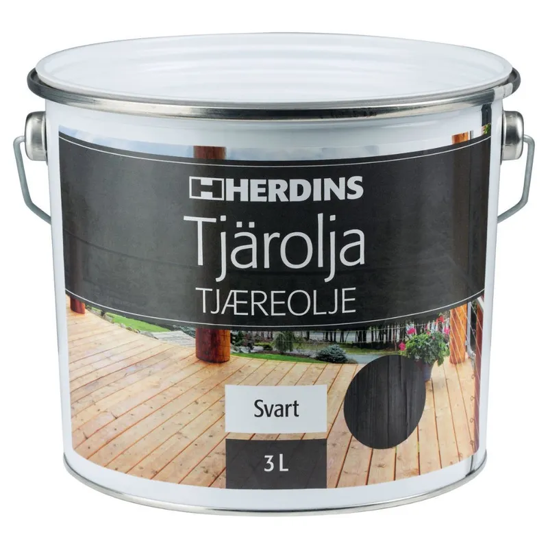 Herdins Tjärolja Svart 3L