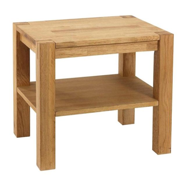 Demottte Sängbord 50 cm med Förvaring Hylla