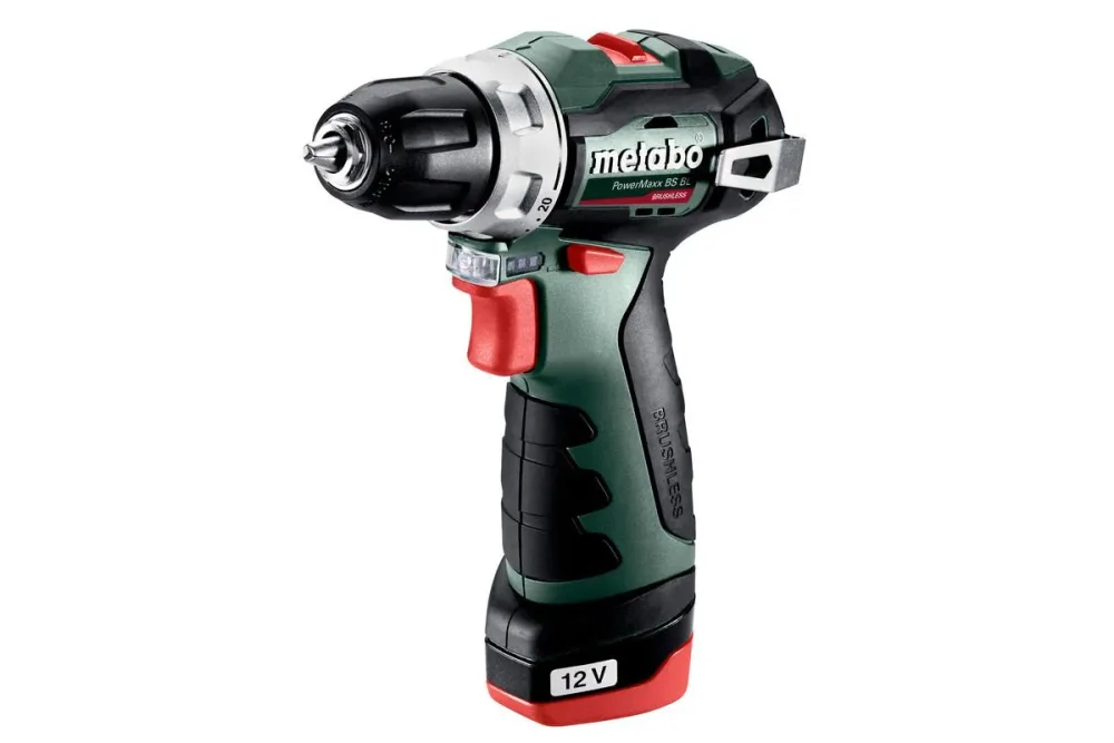 Metabo BS 12 V BL Borrskruvdragare med batteri och laddare