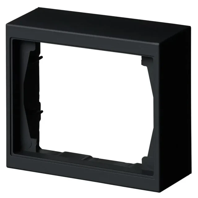 ABB 1721S100-885 Förhöjningsram 1-fack, 100 x 40 mm, svart