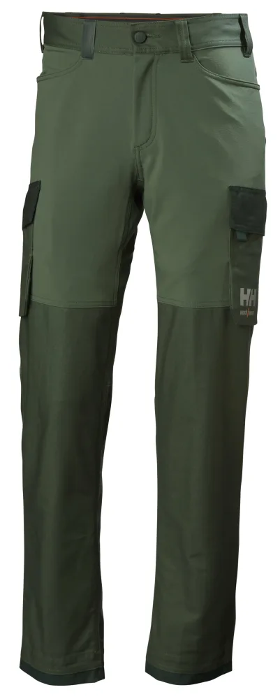 Helly Hansen Workwear Oxford 4X 77408-474 Arbetsbyxa grön/svart D88