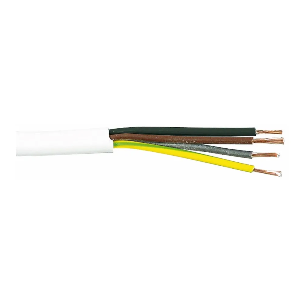 Plastkabel RKK (H05VV-F), 3G1 mm² Vit 5m 300/500V