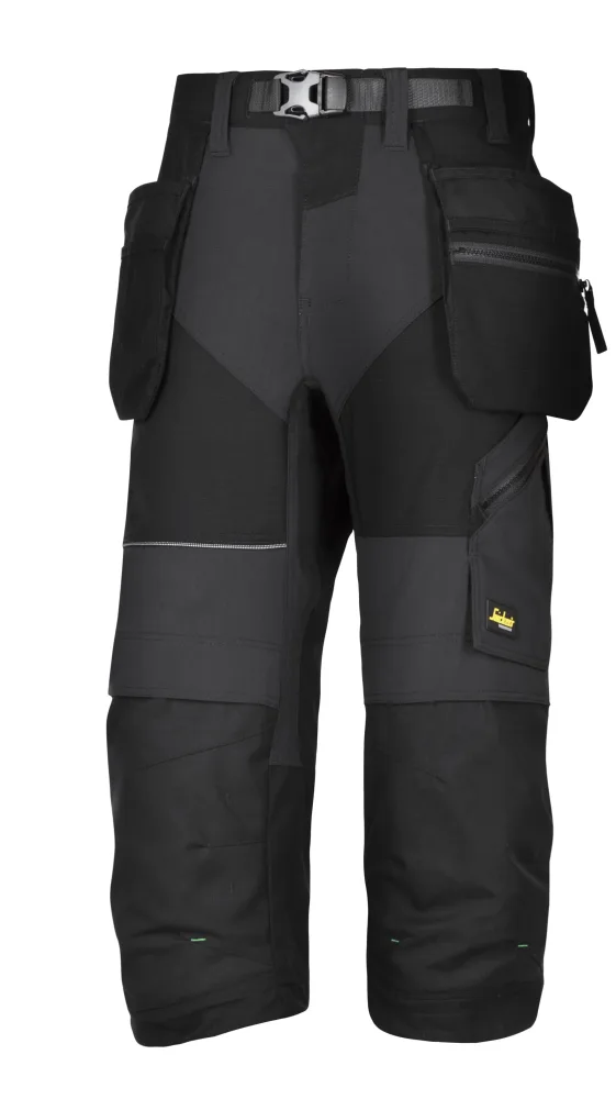 Snickers Workwear 6905 FlexiWork Piratbyxa svart 52