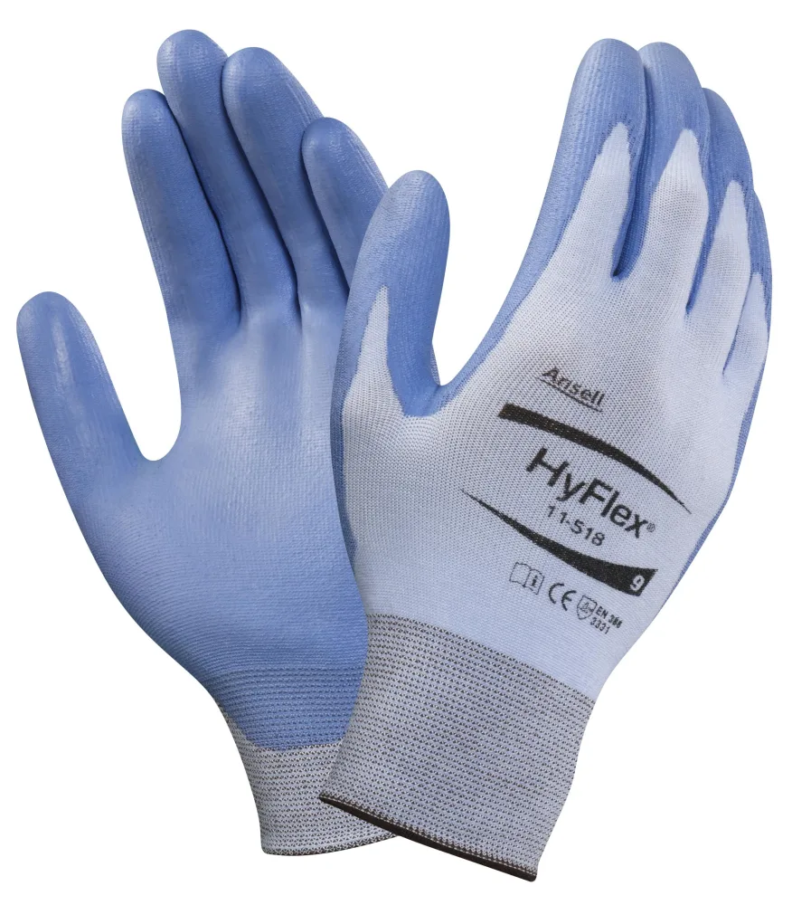 Ansell HyFlex 11-518 Skärskyddshandske polyuretan, ofodrad 9