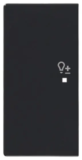 ABB Impressivo 6220-0-0165 Enkelvippa dimmer, vänster Aluminium