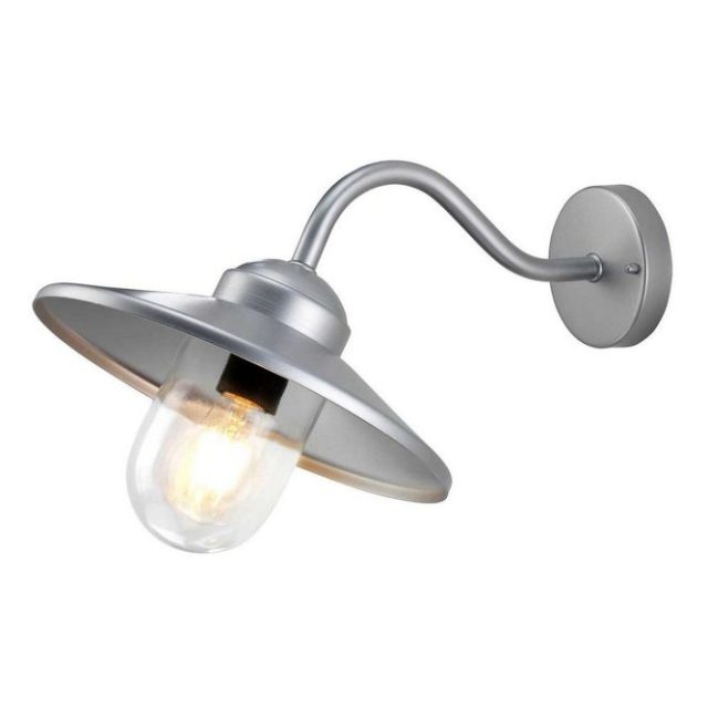 Utomhusvägglampa Elstead Lighting Klampenborg Silver