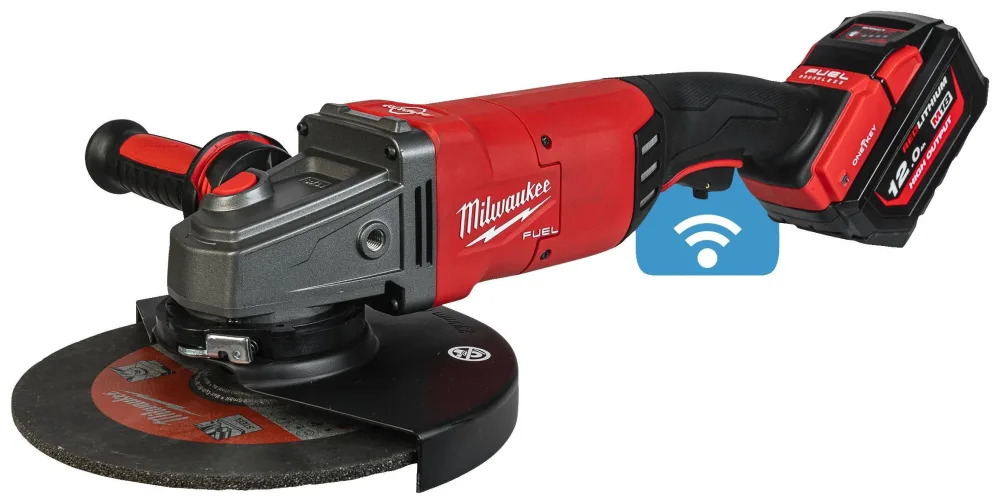 Milwaukee M18 ONEFLAG230XPDB-122C Vinkelslip med batteri och laddare