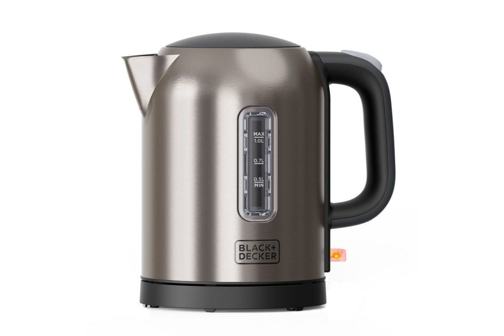 Vattenkokare Black+Decker 2200W 1L Borstat Stål