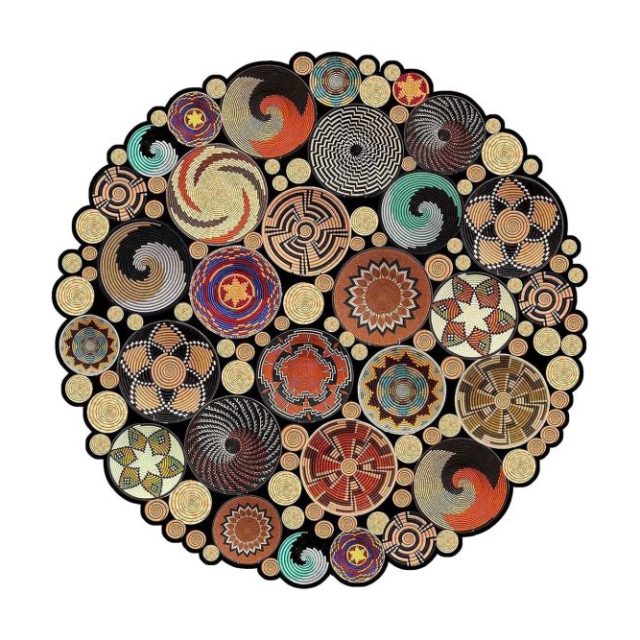 Homefesto Matta 110 cm Rund