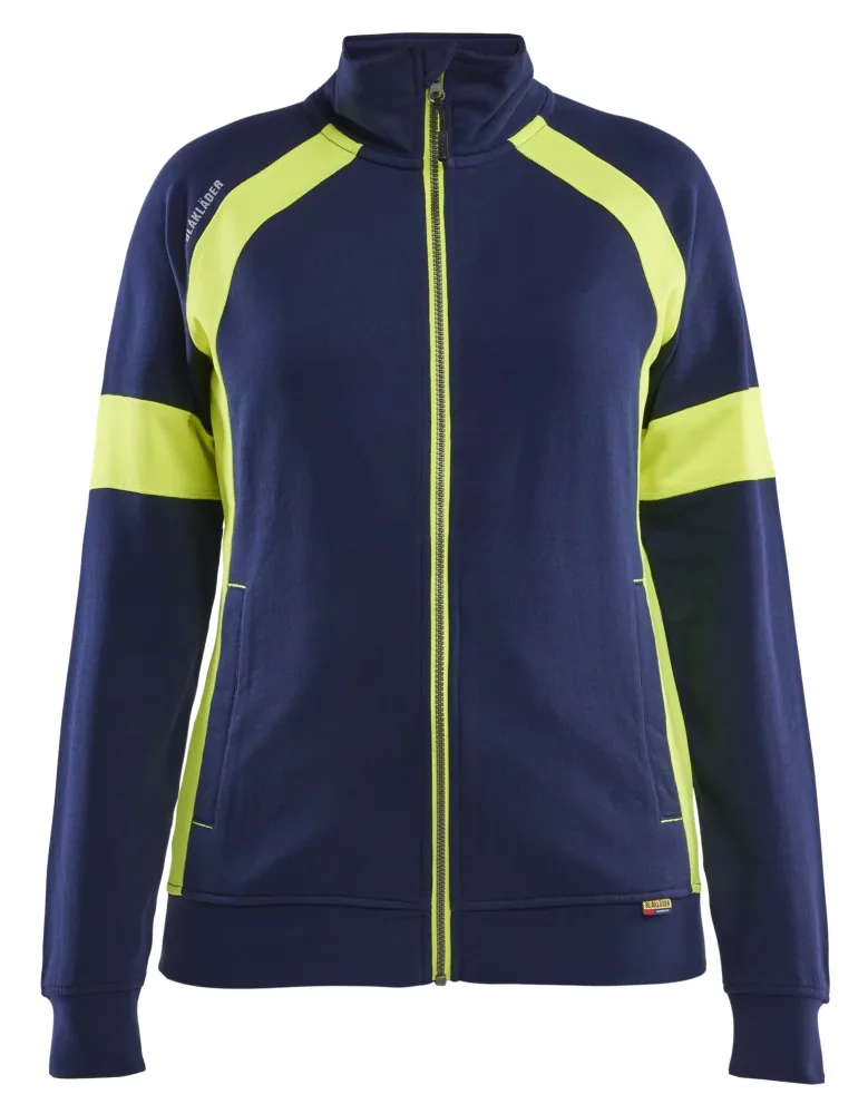 Blåkläder 3568-1158 Sweatshirt helzip, dam 2XL