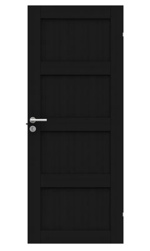 Swedoor Unique 04L Innerdörr svart ek 725x2040 mm - Bild 2