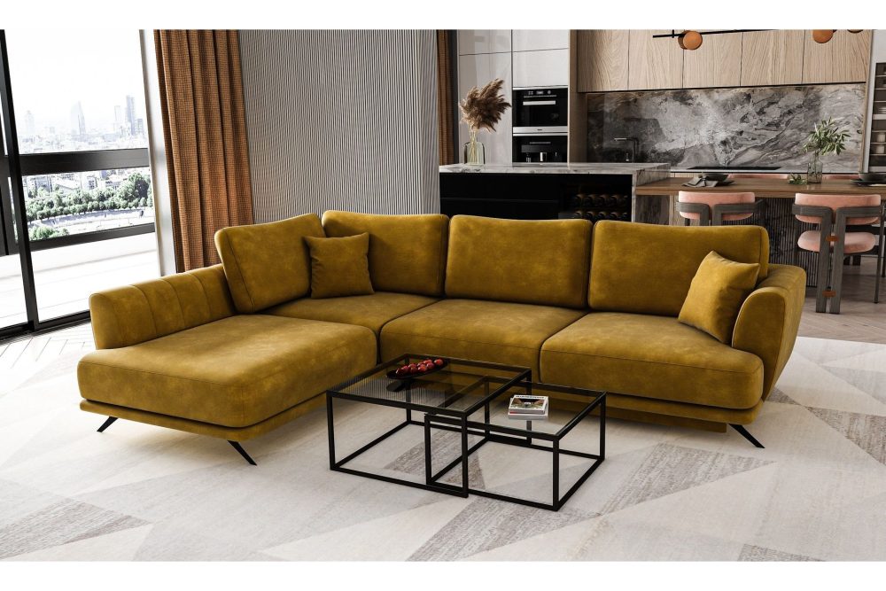 Buckmeier 3-sits Soffa med Schäslong Vänster