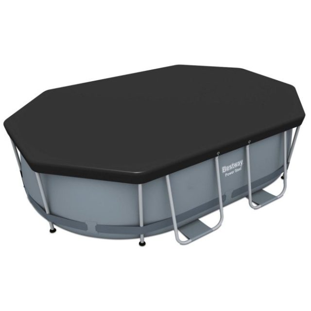Poolöverdrag Flowclear™ 3.05 x 2 m Svart