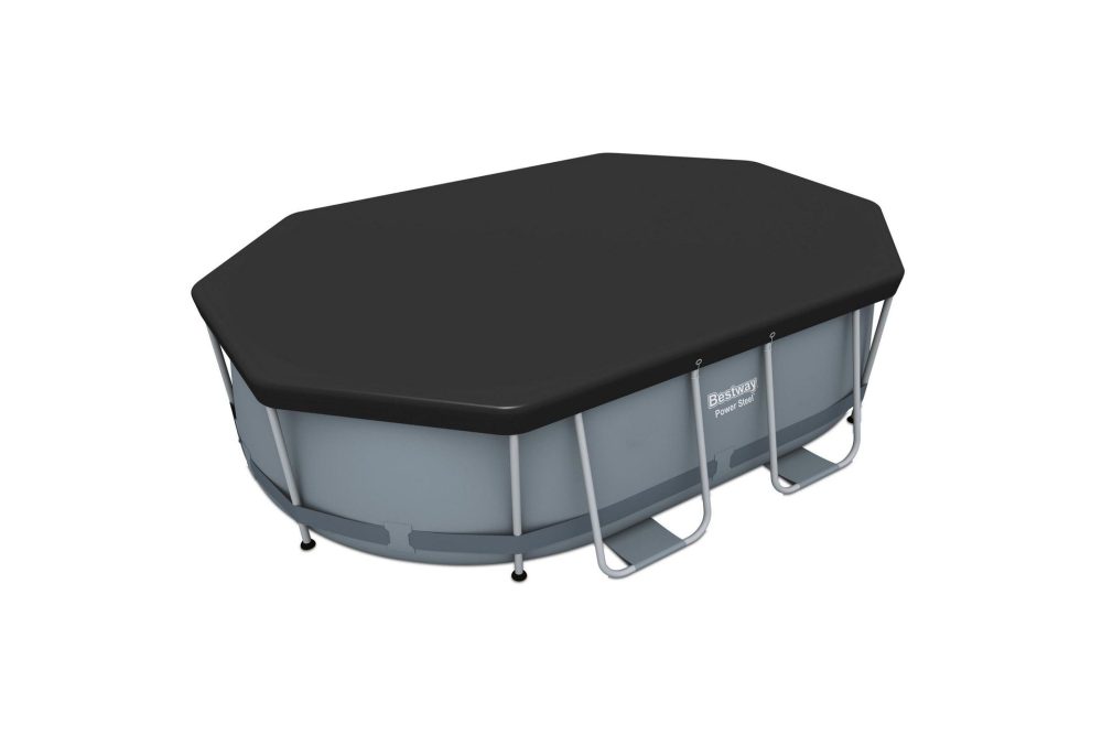 Poolöverdrag Flowclear™ 3.05 x 2 m Svart