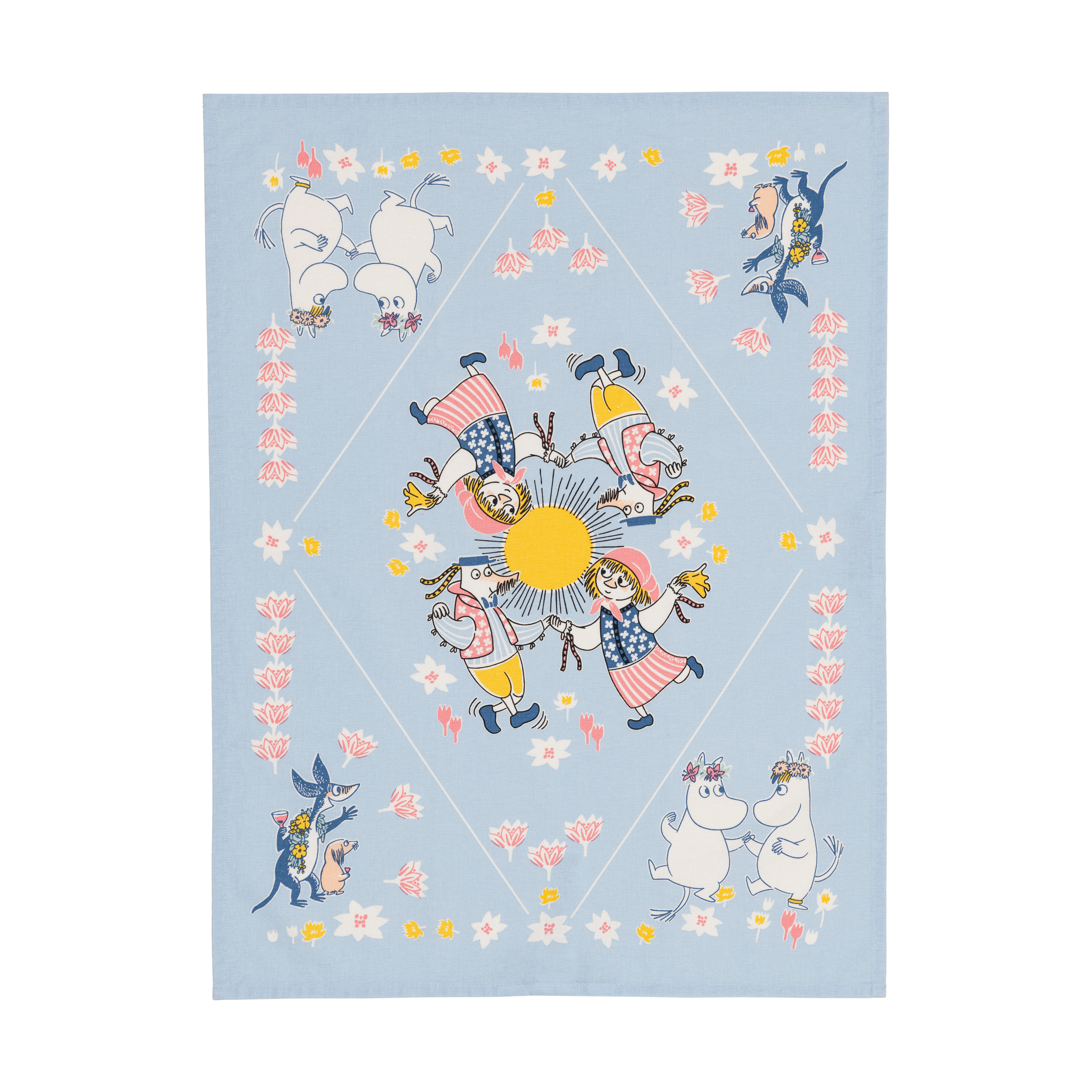 Sommardans Mumin kökshandduk, 50x70 cm