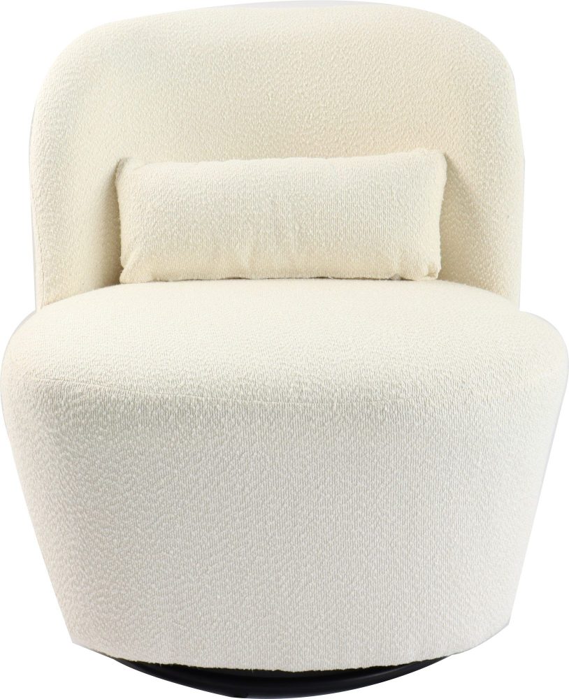 Snurrbar 360º fåtölj - Beige teddy