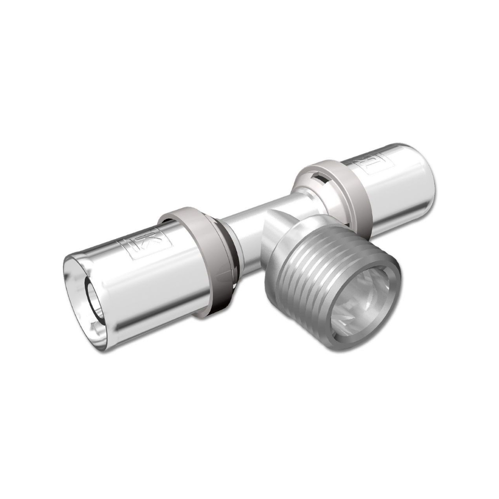 LK PressPex T-Koppling Utvändig Gänga Avstick AX16xR15
