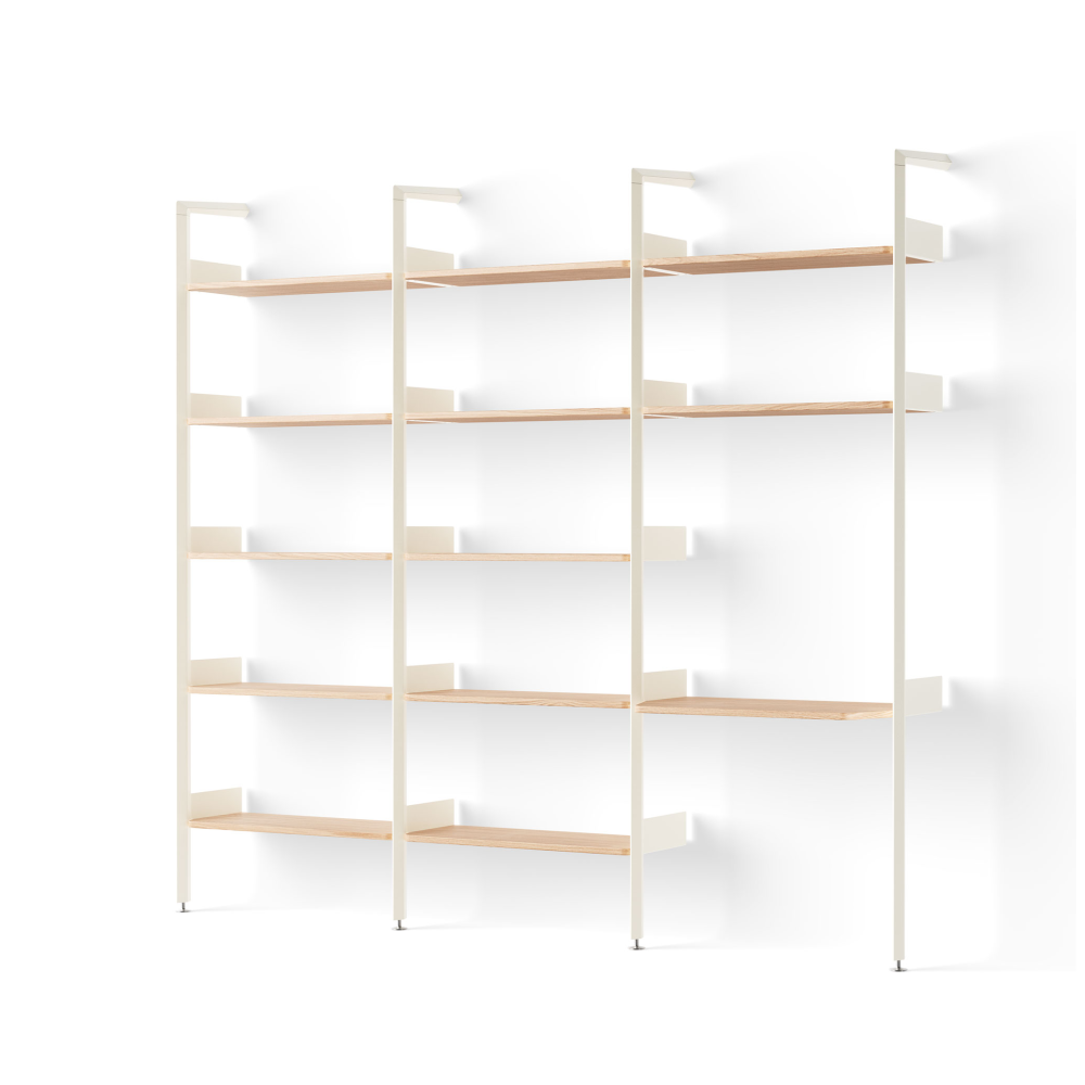 Rombe hylla konfiguration G alabaster-lackad ek