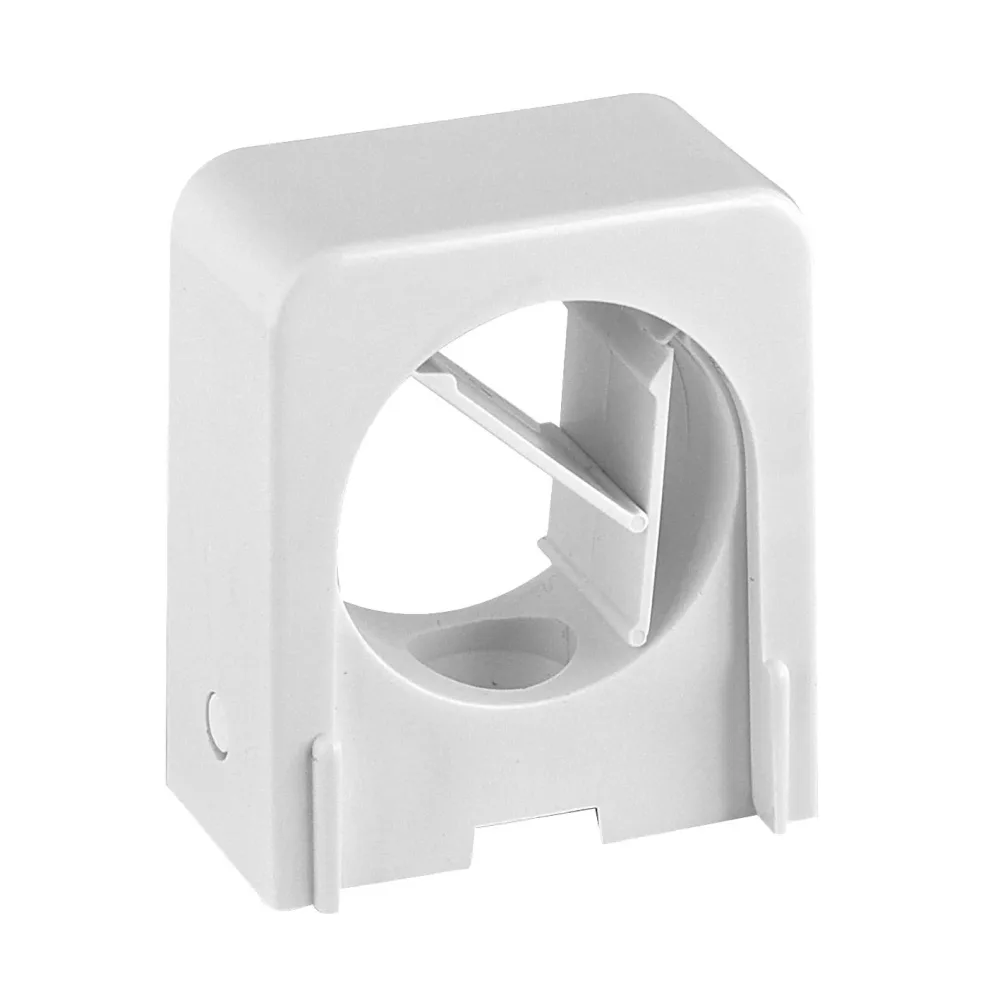 Faluplast Snap 14180 Rörklämma 25/28 mm, vit Enkel