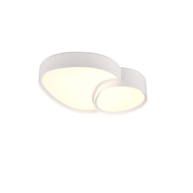 Taklampa TRIO Rise 43 cm, Mattvit