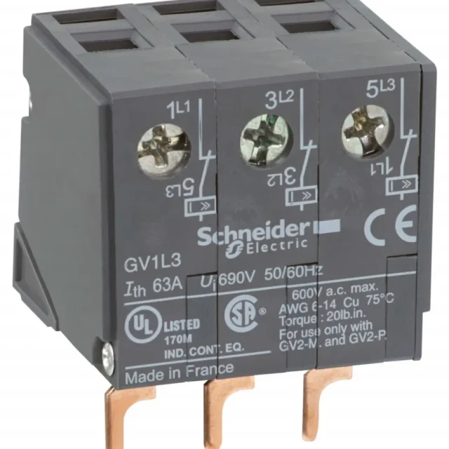 Schneider Electric GV1L3 Strömbegränsare 63 A, 100 kA