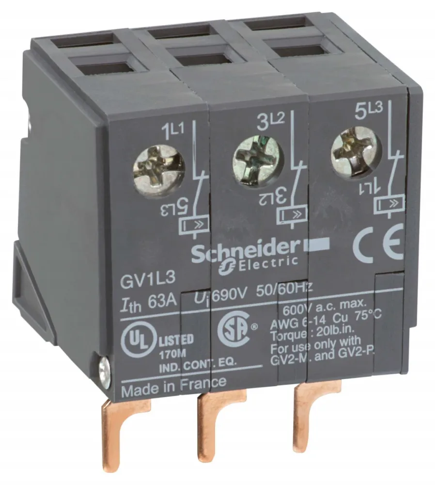 Schneider Electric GV1L3 Strömbegränsare 63 A, 100 kA