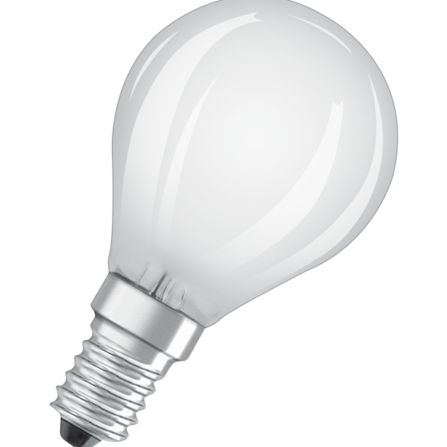 LED-LAMPA OSRAM KLOT 40 E14 DIM MATT 827 CL P