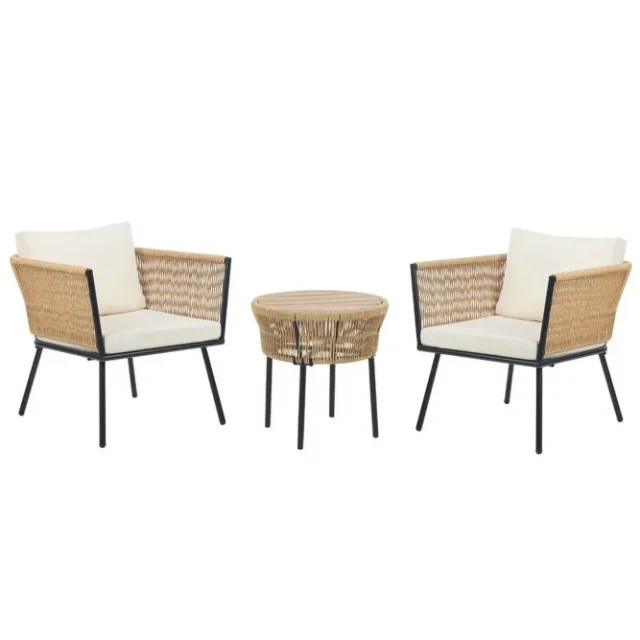 Cafeset Gargano Ljusbeige/naturlig