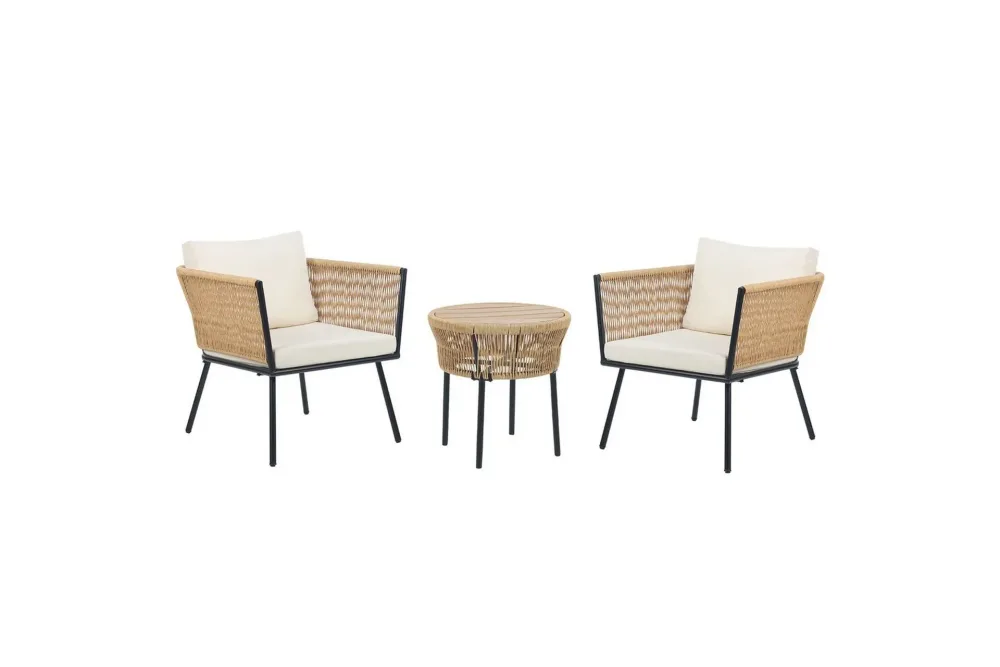 Cafeset Gargano Ljusbeige/naturlig