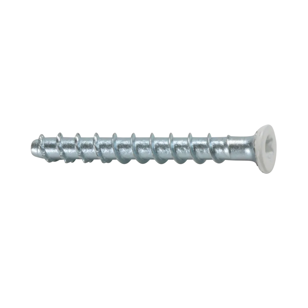 Heco Multi-Monti 917225040712 Betongskruv MULTI-MONTI MMS+KS, LITET HUVUD 5/5 x 40 mm, vit, 200-pack - Bild 2