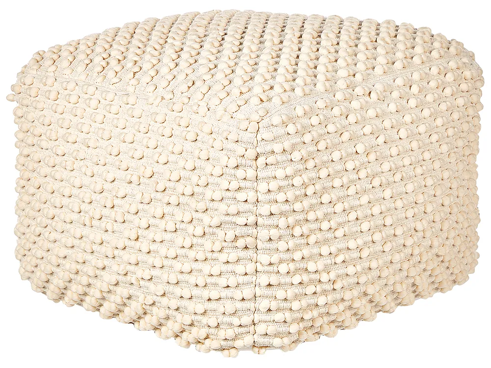 Sittpuff KINGRI Bomull Ljusbeige