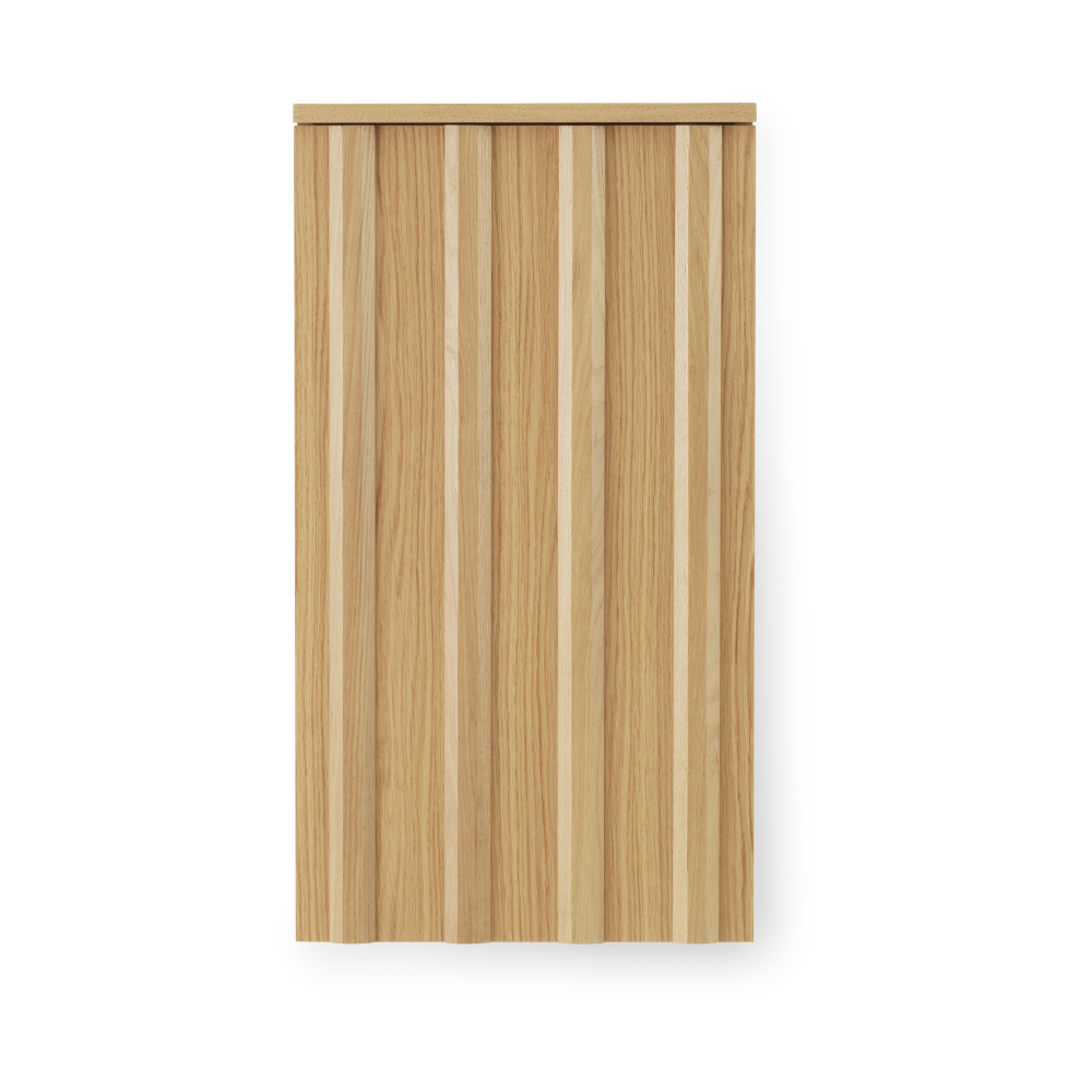 Rib väggskåp, Oak, 73x40x23 cm