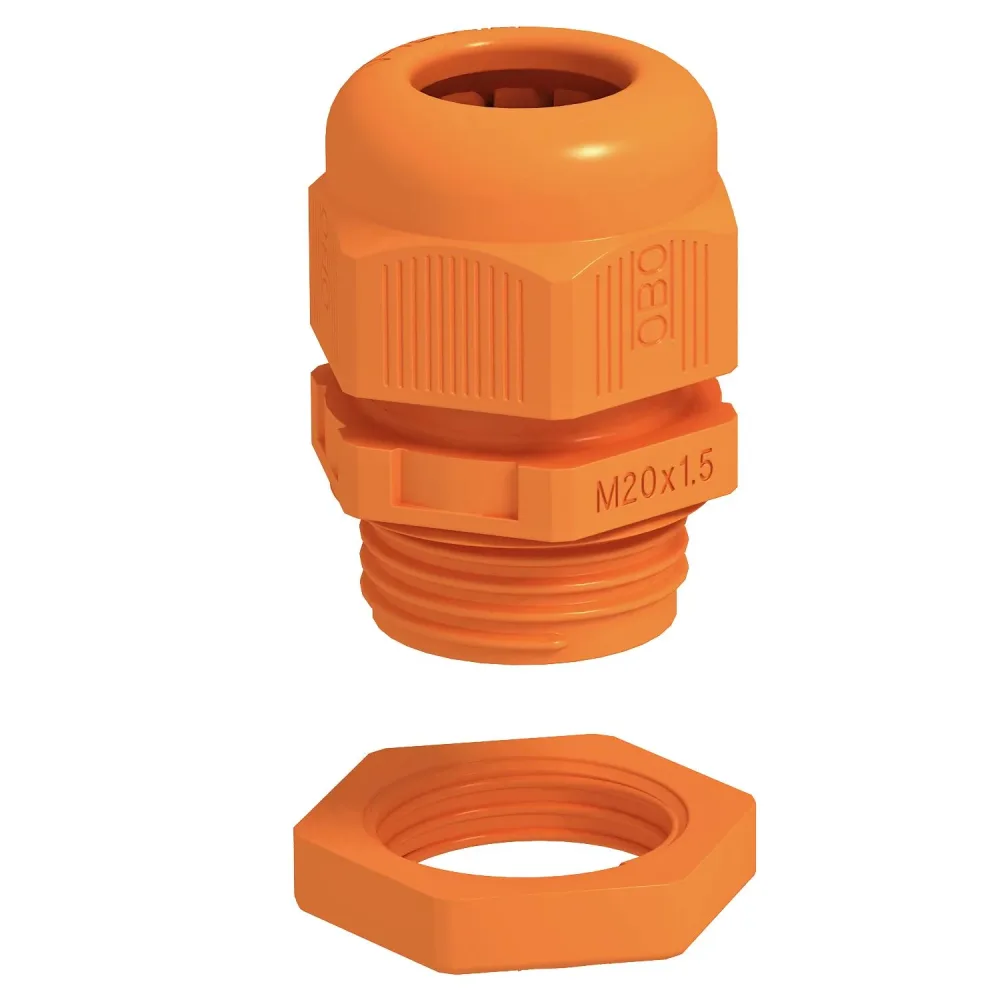 Obo Bettermann 7205660 Förskruvningset orange M20
