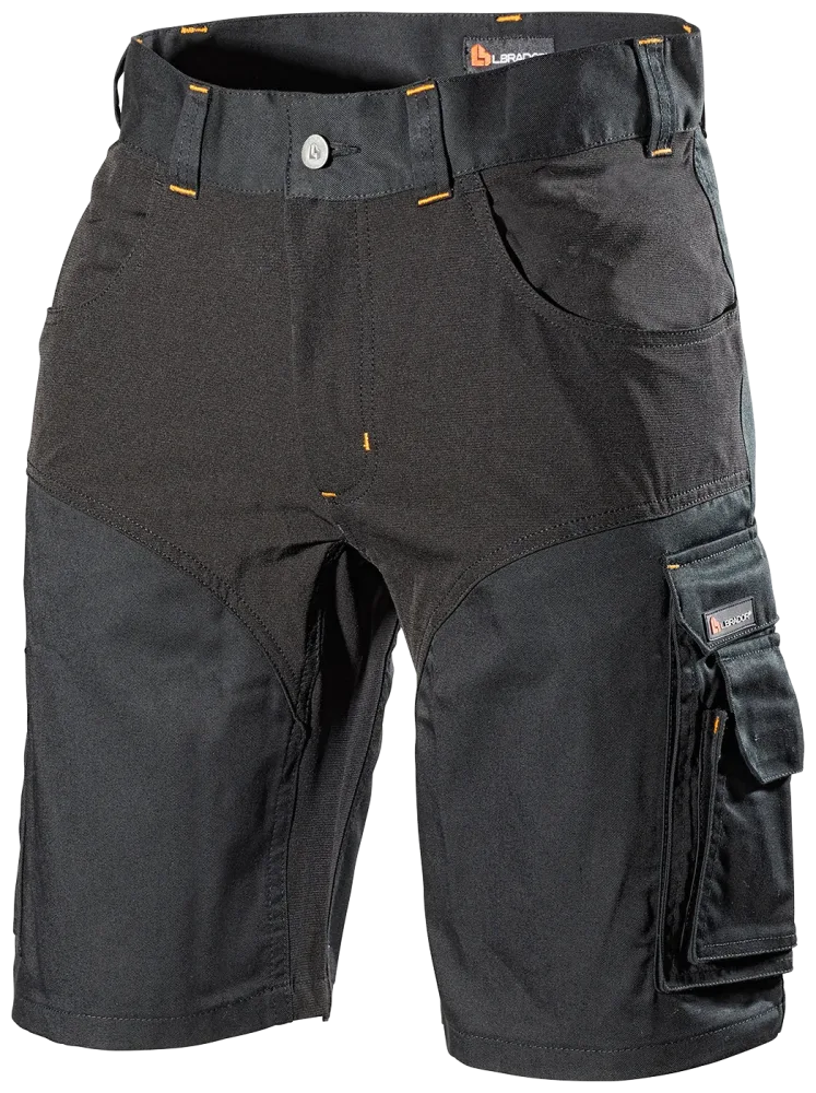 L.Brador 1490PB Arbetsshorts svart C48