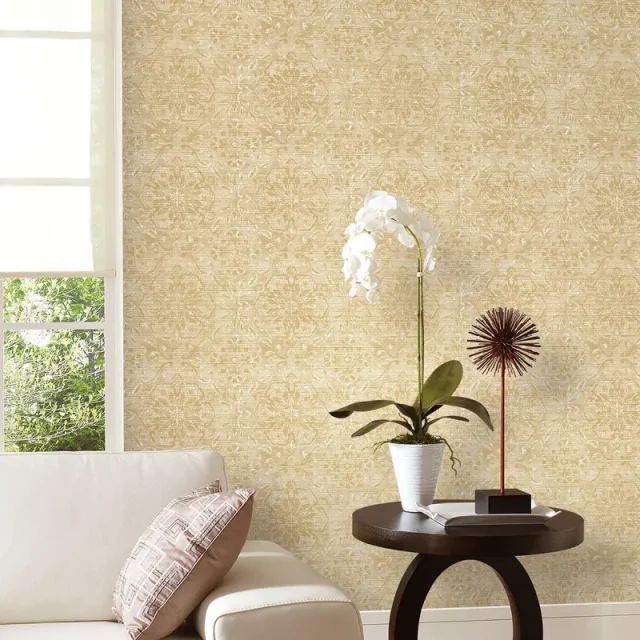 Fiona Walldesign Grace 35303 Tapet Palace Damask Metallic/beige
