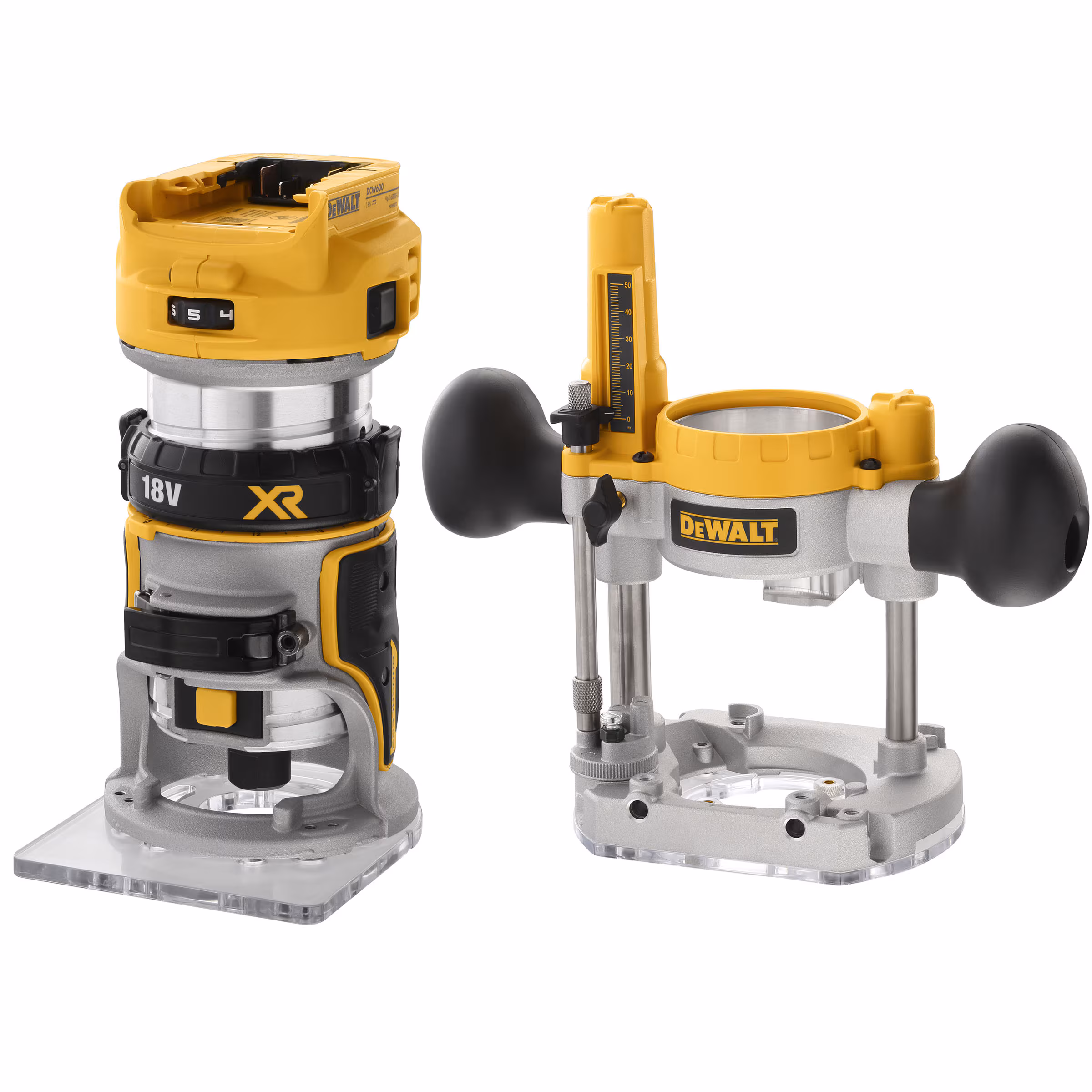 Kjøp Dewalt Håndoverfres DCW604N 18V, 8 mm, uten batteri & lader