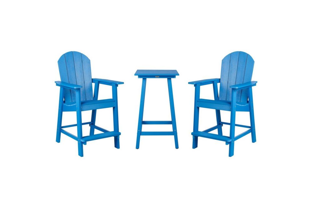 Cafeset Adirondack Blå