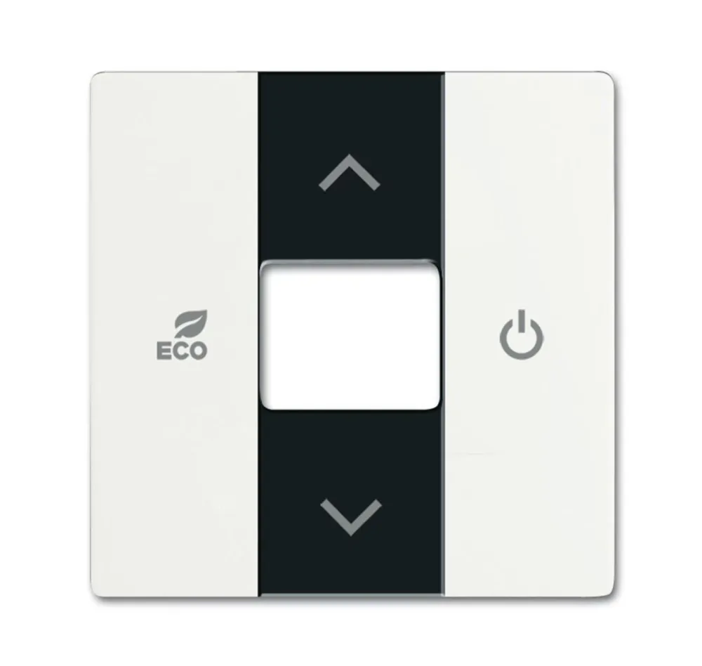 ABB Future Linear 6220-0-0631 Centrumplatta termostat Svart - Bild 2