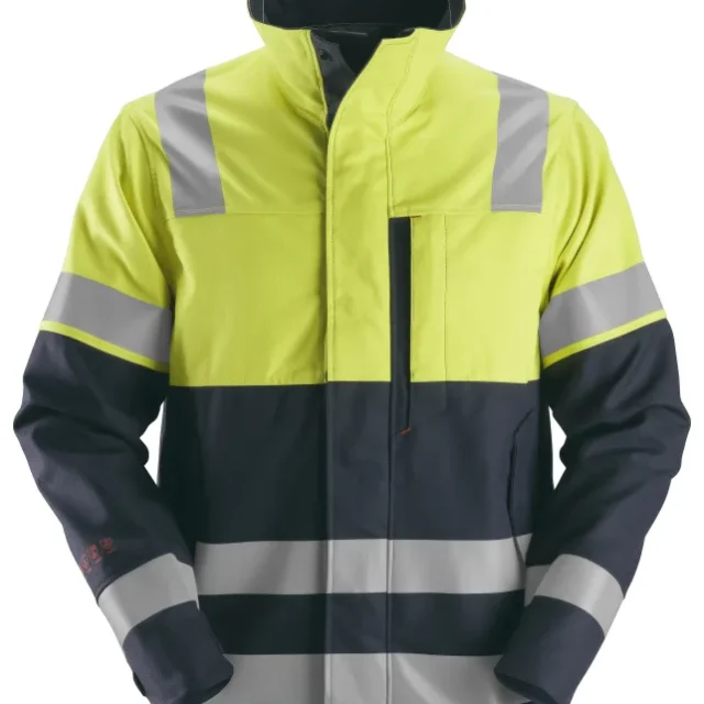 Snickers Workwear 1560 ProtecWork Jacka varsel, marinblå/gul XS
