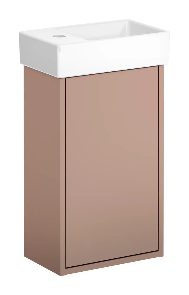Gustavsberg Artic Small GB71ACVC34TKSWR Kommodpaket svart askfaner/mattvit, 36 cm, höger Svart askfaner/mattvit - Bild 2