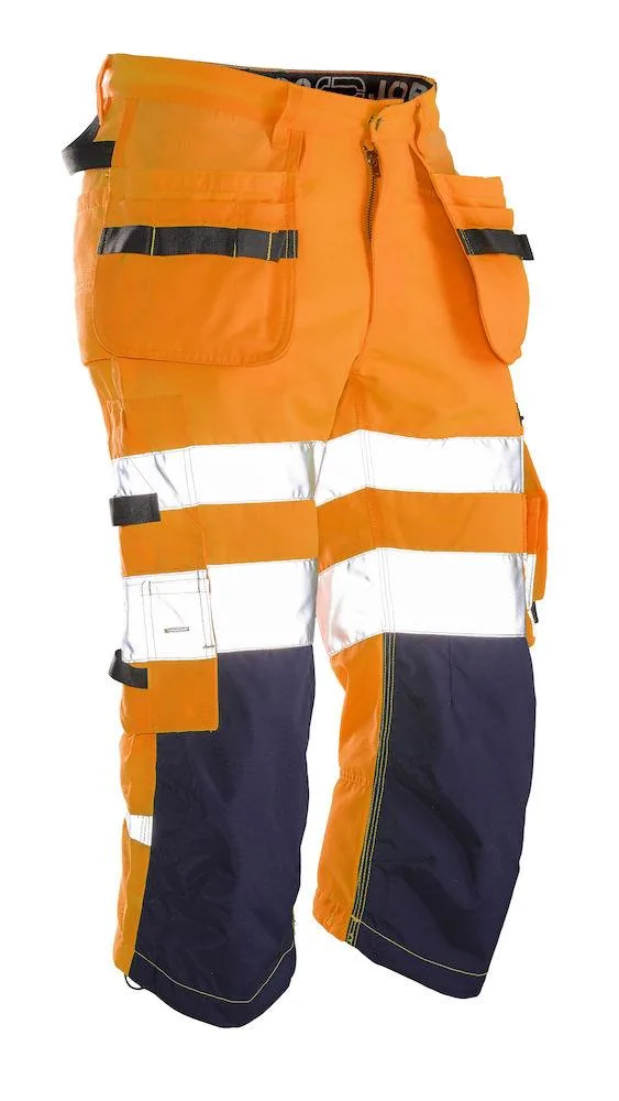 Jobman 2217 Piratbyxa orange/marinblå, varsel C48