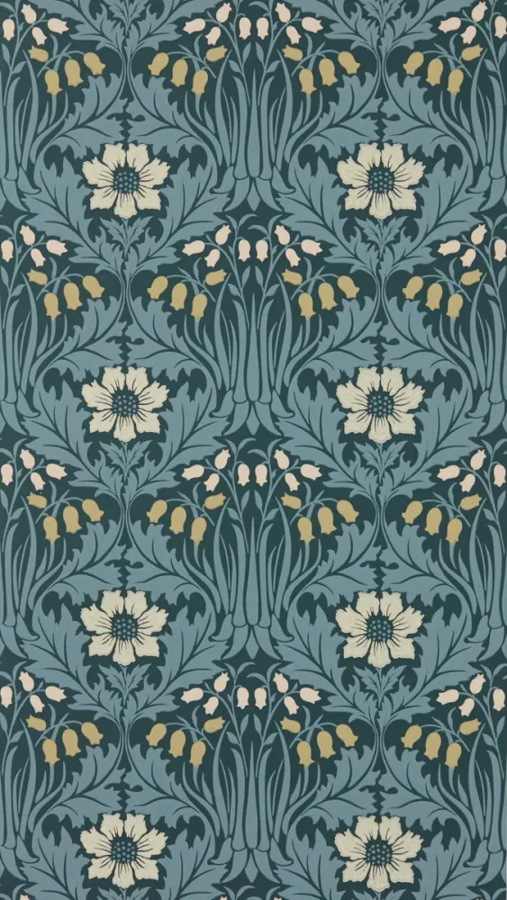 Morris & Co - Woodbell & Anemone Indigo