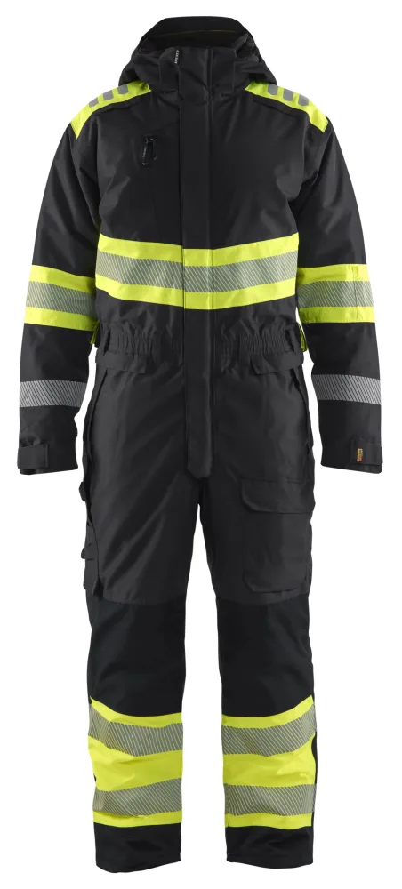 Blåkläder 672019779933SS Vinteroverall varsel, svart/gul SS - Bild 2