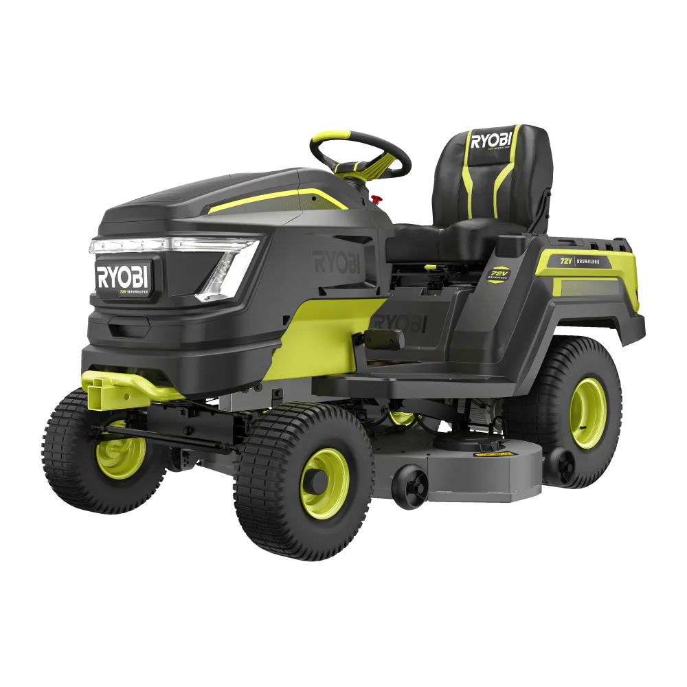 Ryobi MAX POWER RY72TMX117-310 Traktorgräsklippare med batteri och laddare